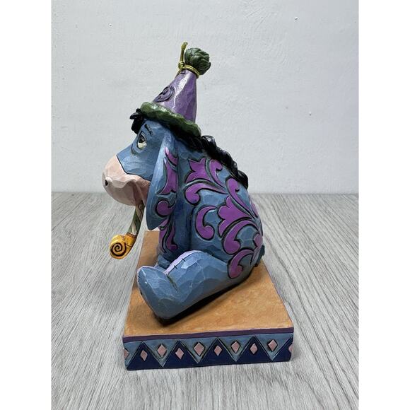 Jim Shore 6008074 Disney Traditions Birthday Blues Eeyore Birthday Hat - Picture 6 of 13